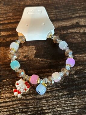 Hello Kitty Kids Multicolor Beaded Bracelet